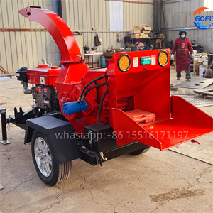 35hp diesel wood branch chipper